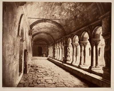 Arles. Chiostro di San Trofimo (galleria nord) da Edouard Denis Baldus